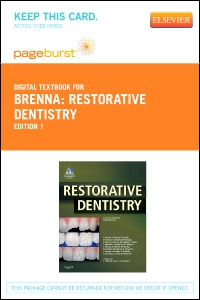 cover image - Restorative Dentistry - Elsevier eBook on VitalSource (Retail Access Card),1st Edition