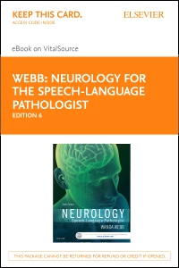 cover image - Neurology for the Speech-Language Pathologist- Elsevier eBook on VitalSource (Retail Access Card),6th Edition