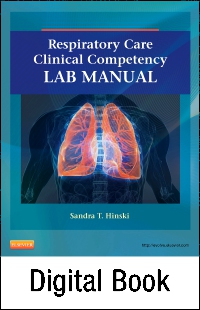 cover image - RESPIRATORY CARE CLINICAL COMPETENCY LAB MANUAL - Elsevier eBook on VitalSource,1st Edition