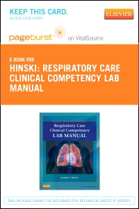 cover image - RESPIRATORY CARE CLINICAL COMPETENCY LAB MANUAL - Elsevier eBook on VitalSource (Retail Access Card),1st Edition