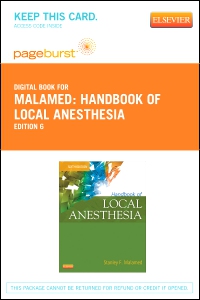 cover image - Handbook of Local Anesthesia - Elsevier eBook on VitalSource (Retail Access Card),6th Edition