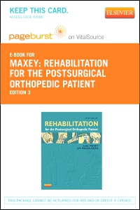 cover image - Rehabilitation for the Postsurgical Orthopedic Patient - Elsevier eBook on VitalSource (Retail Access Card),3rd Edition