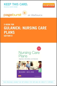 Nursing Care Plans Elsevier Ebook On Vitalsource Retail Access Card 7th Edition 9780323101332
