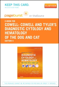 cover image - Cowell and Tyler's Diagnostic Cytology and Hematology of the Dog and Cat - Elsevier eBook on VitalSource (Retail Access Card),4th Edition