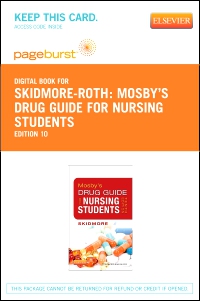 cover image - Mosby's Drug Guide for Nursing Students - Elsevier eBook on VitalSource (Retail Access Card),10th Edition