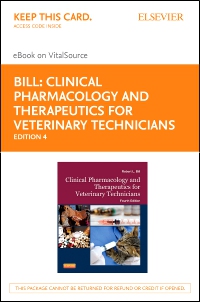 cover image - Clinical Pharmacology and Therapeutics for Veterinary Technicians - Elsevier eBook on VitalSource (Retail Access Card),4th Edition