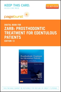 cover image - Prosthodontic Treatment for Edentulous Patients - Elsevier eBook on VitalSource (Retail Access Card),13th Edition