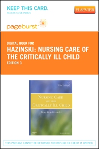 cover image - Nursing Care of the Critically Ill Child - Elsevier eBook on VitalSource (Retail Access Card),3rd Edition
