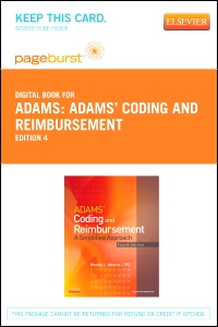 cover image - Adams' Coding and Reimbursement - Elsevier eBook on VitalSource (Retail Access Card),4th Edition