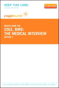 cover image - The Medical Interview - Elsevier eBook on VitalSource (Retail Access Card),2nd Edition