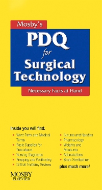 cover image - Mosby's PDQ for Surgical Technology - Elsevier eBook on VitalSource,1st Edition
