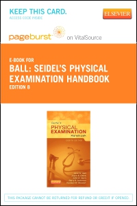 cover image - Seidel's Physical Examination Handbook - Elsevier eBook on VitalSource (Retail Access Card),8th Edition