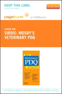 cover image - Mosby's Veterinary PDQ - Elsevier eBook on VitalSource (Retail Access Card)
