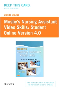 cover image - Mosby's Nursing Assistant Video Skills: Student Online Version 4.0 (Access Code),4th Edition