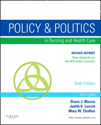 cover image - Policy and Politics in Nursing and Healthcare - Revised Reprint - Elsevier eBook on VitalSource,6th Edition