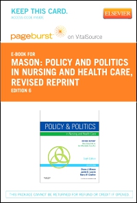 cover image - Policy and Politics in Nursing and Healthcare - Revised Reprint - Elsevier eBook on VitalSource (Retail Access Card),6th Edition