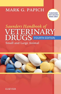 cover image - Saunders Handbook of Veterinary Drugs,4th Edition