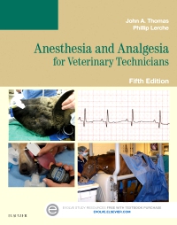 cover image - Anesthesia and Analgesia for Veterinary Technicians,5th Edition