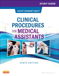 cover image - Study Guide for Clinical Procedures for Medical Assistants - Elsevier eBook on VitalSource,9th Edition