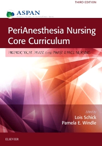 cover image - PeriAnesthesia Nursing Core Curriculum,3rd Edition