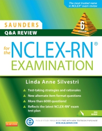 cover image - Saunders Q & A Review for the NCLEX-RN® Examination - Elsevier eBook on VitalSource,6th Edition