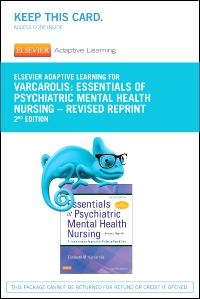 cover image - Elsevier Adaptive Learning for Essentials of Psychiatric Mental Health Nursing: A Communication Approach to Evidence-Based Care (Access Card),2nd Edition