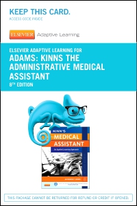 cover image - Elsevier Adaptive Learning for Kinn's The Administrative Medical Assistant (Access Card),8th Edition