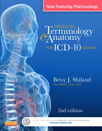 cover image - Medical Terminology & Anatomy for ICD-10 Coding - Elsevier eBook on VitalSource,2nd Edition
