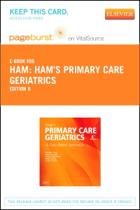 cover image - Ham's Primary Care Geriatrics Elsevier eBook on VitalSource (Retail Access Card),6th Edition