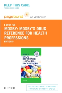 cover image - Mosby's Drug Reference for Health Professions - Elsevier eBook on VitalSource (Retail Access Card),5th Edition