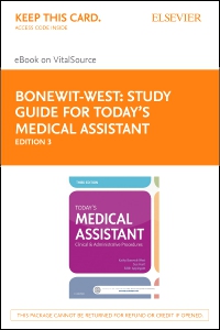 cover image - Study Guide for Today's Medical Assistant - Elsevier eBook on VitalSource,3rd Edition