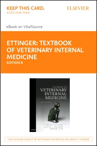 cover image - Textbook of Veterinary Internal Medicine - Elsevier eBook on VitalSource (Retail Access Card),8th Edition