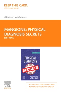 cover image - Physical Diagnosis Secrets Elsevier eBook on VitalSource (Retail Access Card),3rd Edition