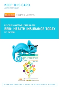 cover image - Elsevier Adaptive Learning for Health Insurance Today (Access Code),5th Edition
