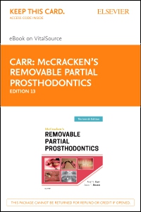 cover image - McCracken's Removable Partial Prosthodontics - Elsevier eBook on VitalSource (Retail Access Card),13th Edition