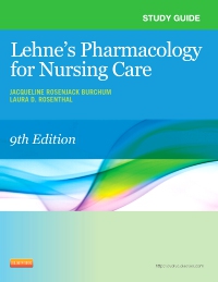 cover image - Study Guide for Lehne's Pharmacology for Nursing Care - Elsevier eBook on VitalSource,9th Edition