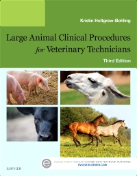 cover image - Evolve Resources for Large Animal Clinical Procedures for Veterinary Technicians,3rd Edition