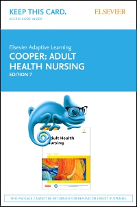 cover image - Elsevier Adaptive Learning for Adult Health Nursing (Retail Access Card),7th Edition