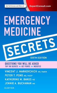 cover image - Emergency Medicine Secrets,6th Edition