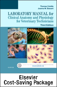 cover image - Clinical Anatomy and Physiology for Veterinary Technicians - Text and Laboratory Manual Package,3rd Edition