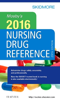 cover image - Mosby's 2016 Nursing Drug Reference - Elsevier eBook on VitalSource,29th Edition