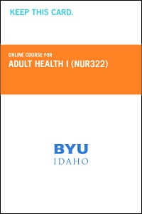 cover image - Adult Health I Course Fee (NUR322CF)