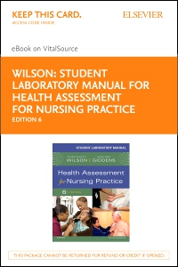 cover image - Student Laboratory Manual for Health Assessment for Nursing Practice - Elsevier eBook on VitalSource (Retail Access Card),6th Edition