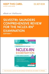 cover image - Saunders Comprehensive Review for the NCLEX-RN® Examination Elsevier eBook + Evolve (Retail Access Cards),7th Edition