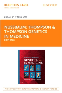 cover image - Thompson & Thompson Genetics in Medicine Elsevier eBook on VitalSource (Retail Access Card),8th Edition