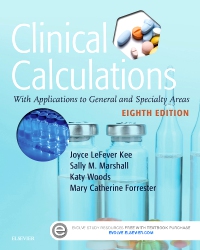 cover image - Evolve Resources for Clinical Calculations,8th Edition
