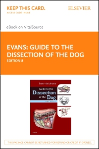 cover image - Guide to the Dissection of the Dog – Elsevier E-book on VitalSource (Retail Access Card),8th Edition