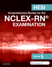 cover image - HESI Comprehensive Review for the NCLEX-RN® Examination - Elsevier eBook on VitalSource,5th Edition