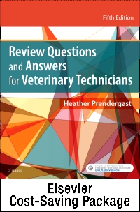 cover image - Review Questions and Answers for Veterinary Technicians - Elsevier eBook on VitalSource + Evolve Access (Retail Access Cards),5th Edition