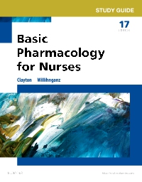 cover image - Study Guide for Basic Pharmacology for Nurses,17th Edition